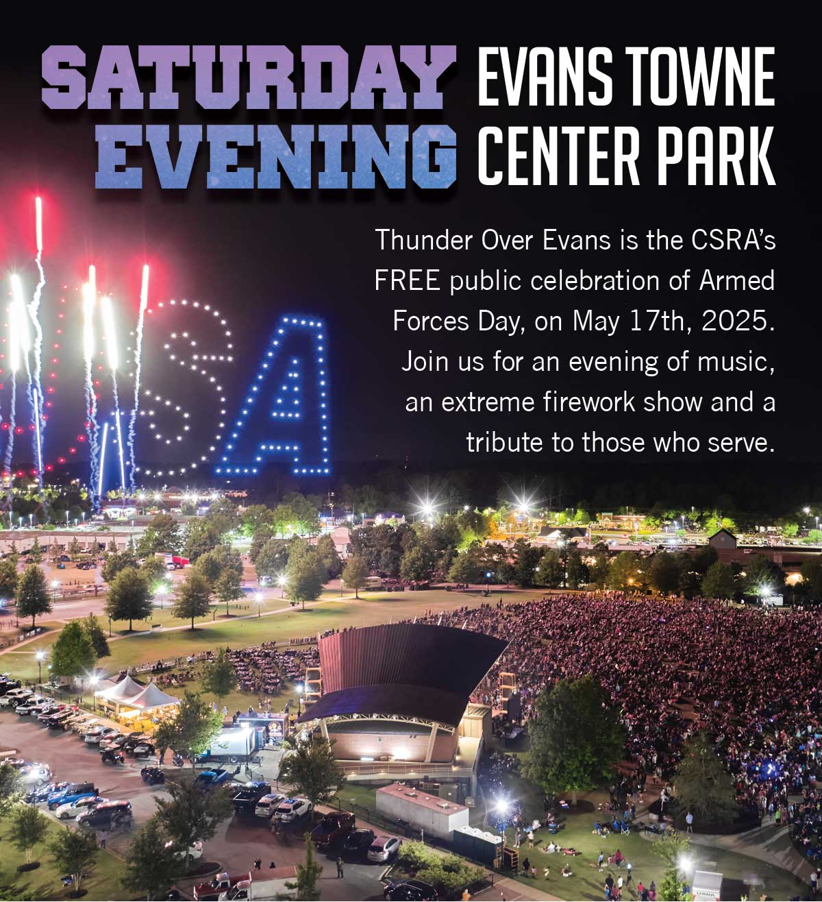 Thunder Over Evans Celebrating Armed Forces Day Evans Towne Center Park